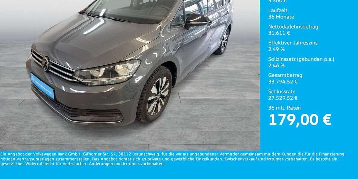 VW Touran 6.889 km 34.466 &euro; Bergkamen 59192