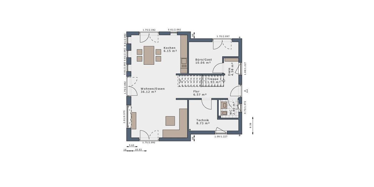 Einfamilienhaus Oelde - 5 Zimmer, 141 m&sup2;, 1.900&euro; | Angebot:26664383