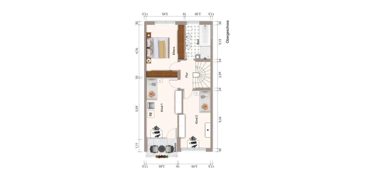 Reihenendhaus Ahlen Innenstadt - 4 Zimmer, 130 m&sup2;, 286.500&euro; | Angebot:25693132