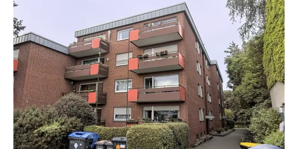 Wohnen am Koburger Weg: 2 Zimmer, EBK & zwei Balkone – befristet bis Mai 2027 - Dachgeschoßwohnung Münster Mitte-Nordost | Angebot:26864427
