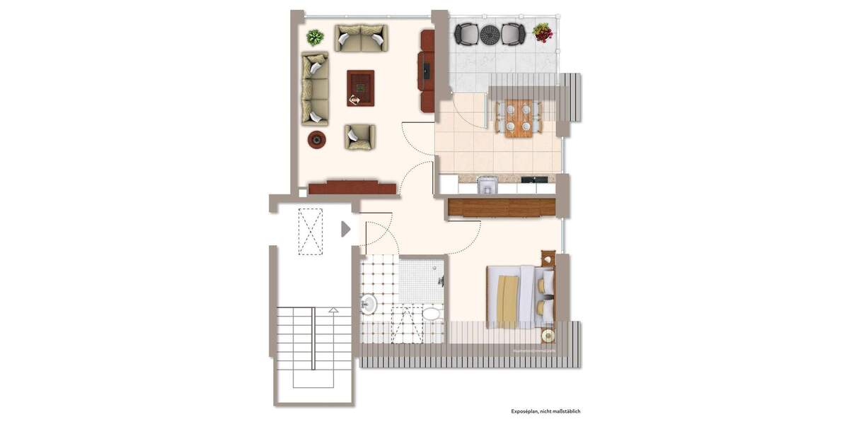Etagenwohnung Oelde-Lette Lette - 2 Zimmer, 55 m&sup2;, 155.000&euro; | Angebot:26189718