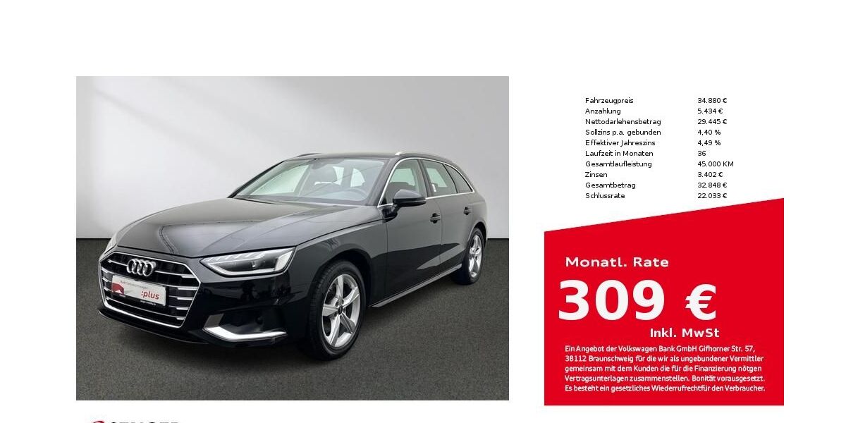 Audi A4 35.171 km 34.880 &euro; Münster 48153