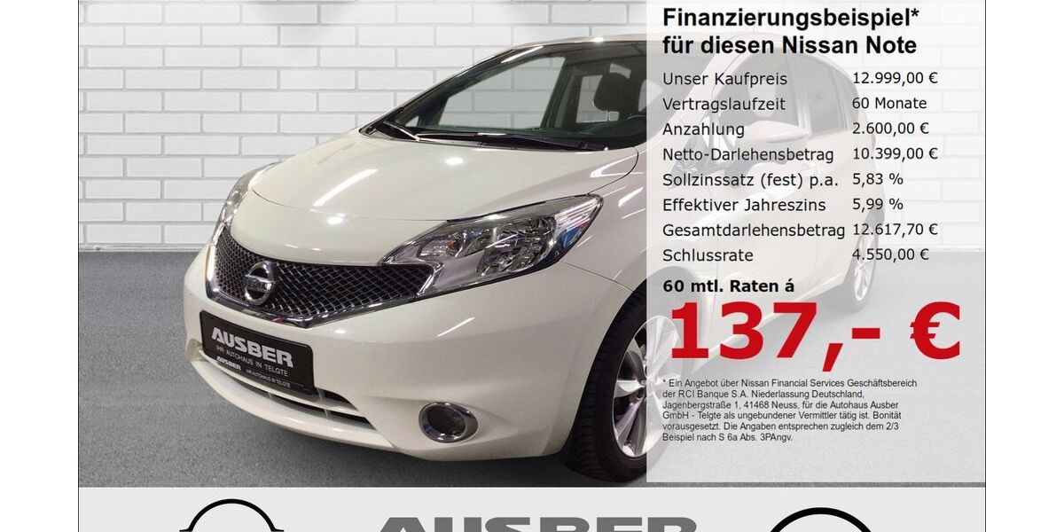 Nissan Note 19.968 km 12.999 &euro; Telgte 48291