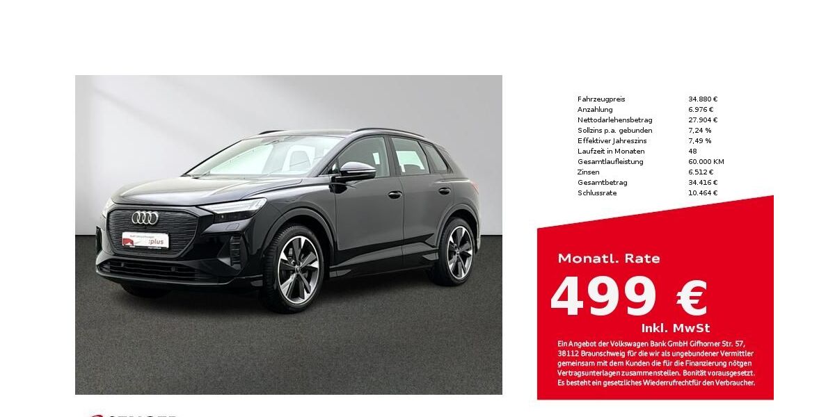 Audi Q4 e-tron 43.361 km 34.880 &euro; Münster 48153