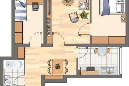 Wohnung Kamen Methler - 3 Zimmer, 74 m&sup2;, 569&euro; | Angebot:27352427
