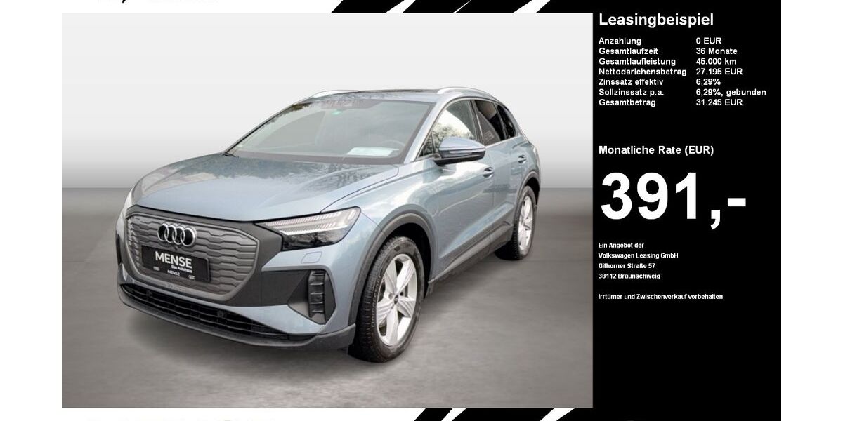 Audi Q4 e-tron 88.421 km 27.195 &euro; Oelde (Stromberg) 59302