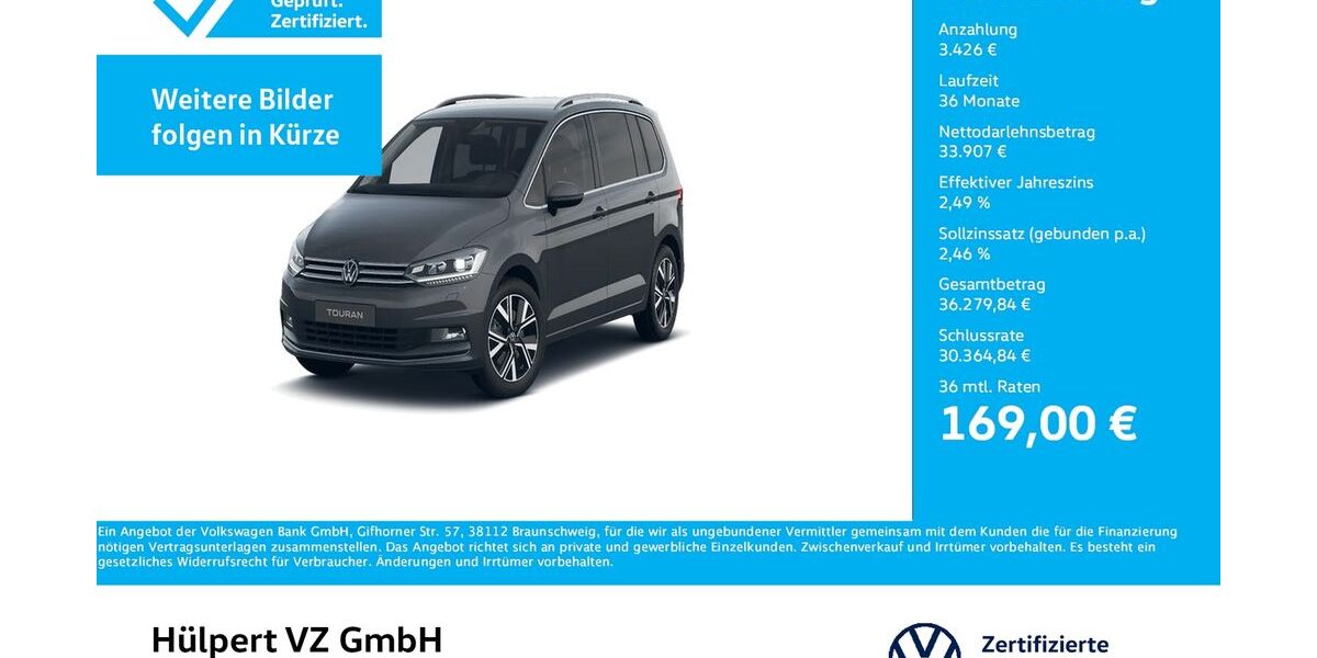 VW Touran 9.662 km 36.966 &euro; Unna 59423