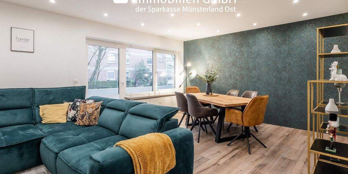 Etagenwohnung Warendorf - 4 Zimmer, 123 m&sup2;, 295.000&euro; | Angebot:25705774